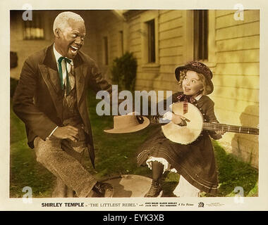 The Littlest Rebel - Shirley Temple - 1935 - Movie Poster Stock Photo