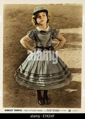 The Littlest Rebel - Shirley Temple - 1935 - Movie Poster Stock Photo