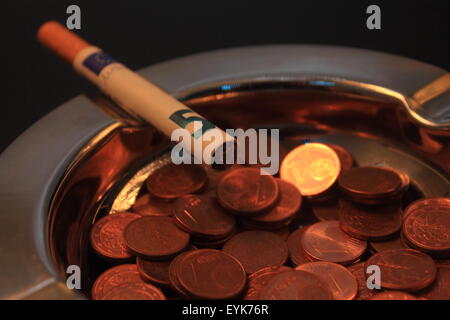 Smoking is expensive Stock Photo