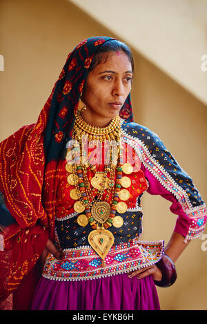 India, Gujarat, Kutch, Padhar village, Ahir ethnic group Stock Photo ...