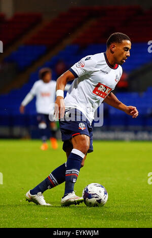 Bolton, Engand. 31st July, 2015. Pre Season Friendly Bolton United versus Charlton Athletic. Liam Feeney of Bolton Wanderers scorer of his teams second goal Credit:  Action Plus Sports/Alamy Live News Stock Photo