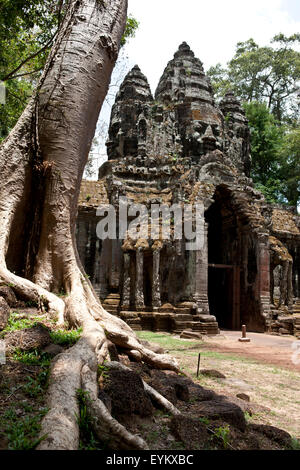 Cambodia, province of Siem Reap, region of Angkor, Buddhist temple ...