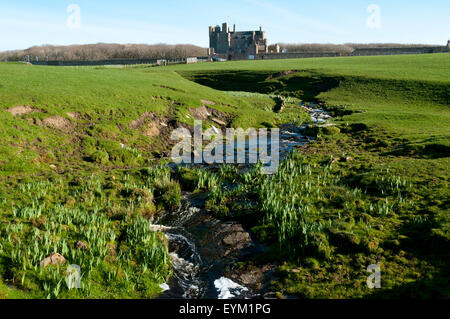 The Castle of Mey, near the village of Mey, on the north coast of Caithness, Scotland, UK. Stock Photo