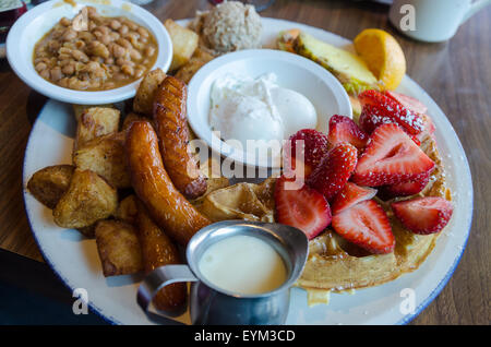 Typical canadian / american brunch Stock Photo