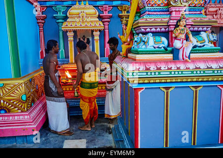 Sri Lanka, Ceylon, Eastern Province, East Coast, Trincomalee, Hindu temple of Konesvaram Kovil, Swami Rock Stock Photo