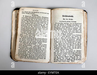 Old Catholic prayer book Stock Photo