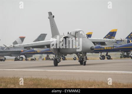 Italian Air Force, AMX 'Ghibli'attack aircraft Stock Photo