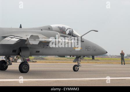 Italian Air Force, AMX 'Ghibli'attack aircraft Stock Photo