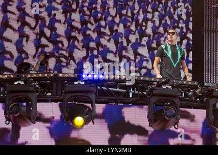 Chicago, Illinois, USA. 31st July, 2015. DJ SNAKE performs live in Grant Park at the Lollapalooza Music Festival in Chicago, Illinois © Daniel DeSlover/ZUMA Wire/Alamy Live News Stock Photo