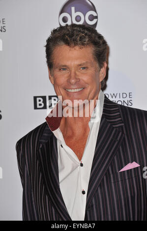 LOS ANGELES, CA - NOVEMBER 1, 2010: David Hasselhoff at the 200th episode party for Dancing With The Stars at Boulevard 3 in Hollywood. Stock Photo