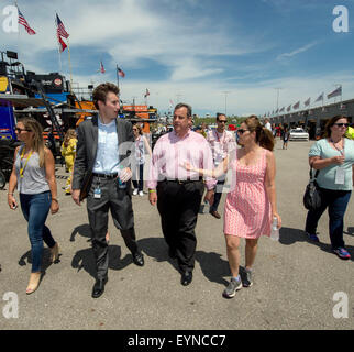 Newton, Iowa, USA. 01st Aug, 2015. New Jersey Governor CHRIS CHRISTIE ...