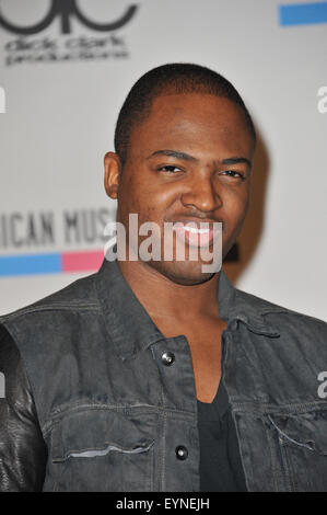 LOS ANGELES, CA - OCTOBER 12, 2010: Taio Cruz at the nominations announcement for the 2010 American Music Awards at the JW Marriott at L.A. Live. Stock Photo