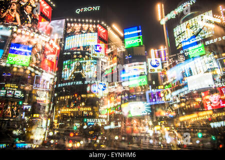 Shibuya Crossing,Shibuya-Ku,Tokyo,Japan Stock Photo