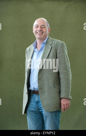 Professor of international security Richard J Aldrich appearing at the Edinburgh International Book Festival. Stock Photo
