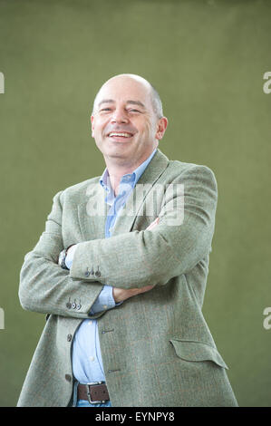 Professor of international security Richard J Aldrich appearing at the Edinburgh International Book Festival. Stock Photo