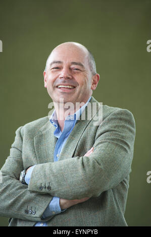 Professor of international security Richard J Aldrich appearing at the Edinburgh International Book Festival. Stock Photo