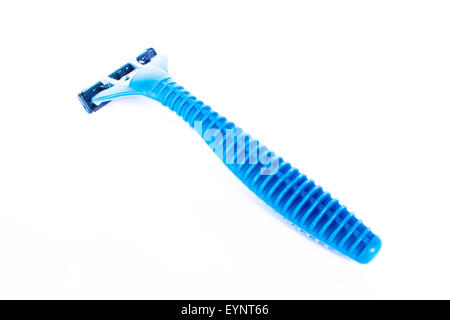 close up razor on isolated background Stock Photo