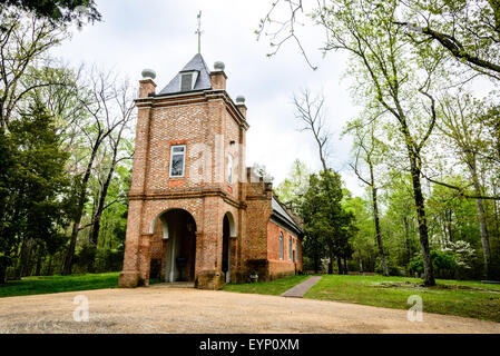 St. Peter's Parish Church, 8400 St. Peters Lane, near Talleysville, New Kent, Virginia Stock Photo