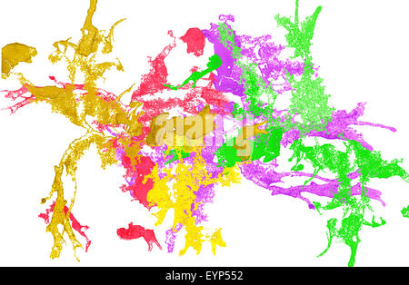 abstract multi watercolor texture background Stock Photo - Alamy