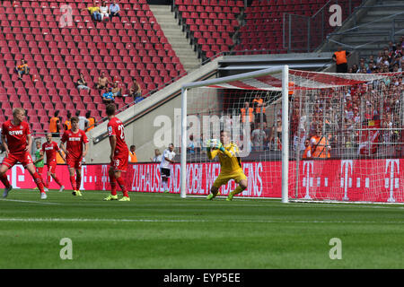 Cologne, Germany. 02nd Aug, 2015. Pre Season Tournament. Colonia Cup. FC Cologne versus Valencia CF. Kessler again saves the day. Credit:  Action Plus Sports/Alamy Live News Stock Photo