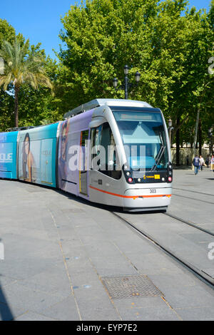 Getting about in Seville, Andalusia, Spain Stock Photo