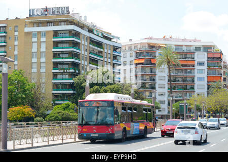 Getting about in Seville, Andalusia, Spain Stock Photo