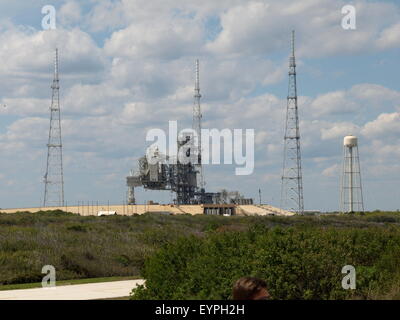 Cape Canaveral NASA Space Shuttle Launch Site Stock Photo