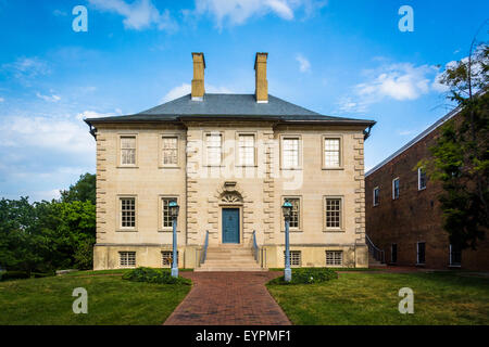 The historic Carlyle House, in Alexandria, Virginia. Stock Photo