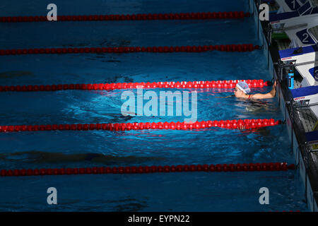 Kazan, Russia. 2nd Aug, 2015. Natsumi Hoshi (JPN) Swimming : 16th FINA World Championships Kazan 2015 practice session at Kazan Arena in Kazan, Russia . Credit:  Yohei Osada/AFLO SPORT/Alamy Live News Stock Photo