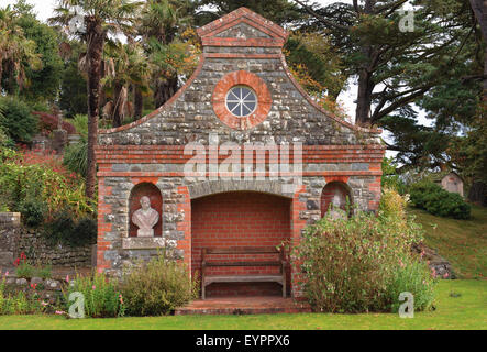 Garden Folly at Tapeley Park on the Coast at Instow near Bideford on the Coast of North Devon, England, UK Stock Photo