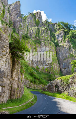 Cheddar Gorge, Cheddar, Somerset, England, UK Stock Photo