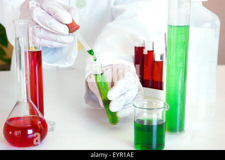 Laboratory research Stock Photo