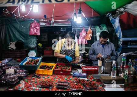 Cameron Highland night market. Stock Photo