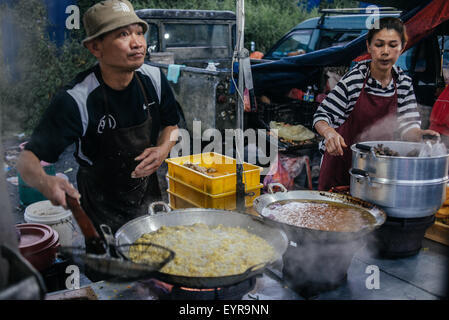 Cameron Highland night market. Stock Photo