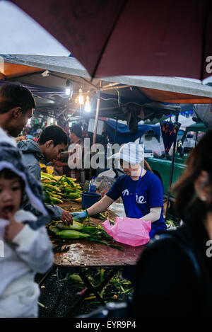 Cameron Highland night market. Stock Photo