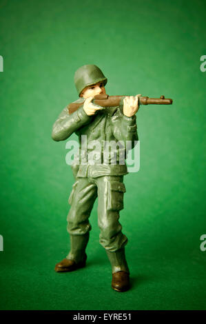 US army toy plastic soldier Stock Photo