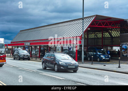 Crewe Station entrance Stock Photo