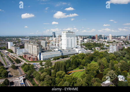 Aerial view of the Erasmus university hospital of Rotterdam, the Netherlands Stock Photo