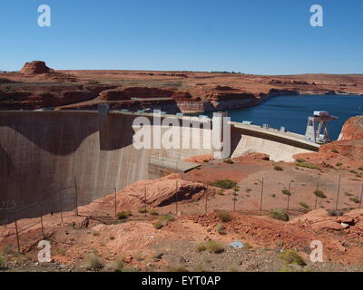 Glen Canyon Dam Stock Photo