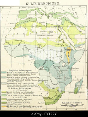 Map '.' extracted from Flickr ID 11211579425 Image taken from page 244 of 'Afrika Eine allgemeine Landeskunde, Stock Photo