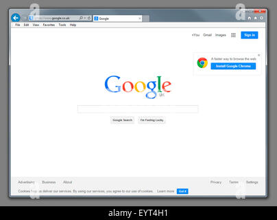 Google Search Engine Homepage Stock Photo
