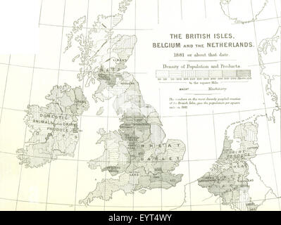 Map '.' extracted from Flickr ID 11194241586 Image taken from page 30 of 'Longmans' Junior School Geography, Stock Photo