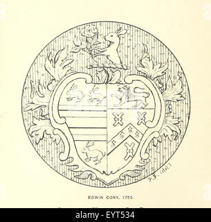 Image taken from page 306 of 'The Church Heraldry of Norfolk: a description of all coats of arms on brasses, monuments, etc., now to be found in the county. Illustrated ... With Notes from the inscriptions attached' Image taken from page 306 of 'The Church Heraldry of Stock Photo