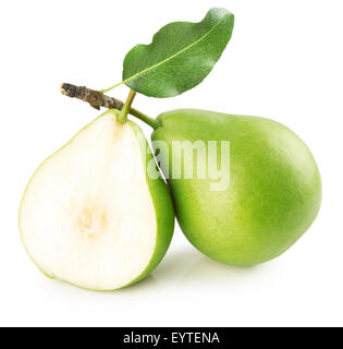 pears isolated on the white background Stock Photo