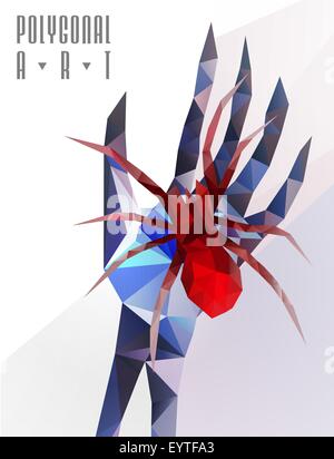 Polygonal modern elements Stock Vector