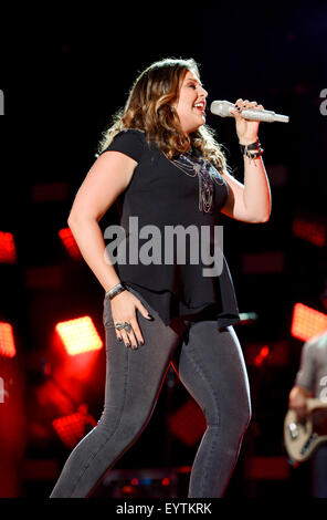 Lady Antebellum performing at the CMA Music Festival in Nashville, Tennessee Stock Photo