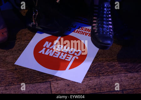 London, UK, 3rd Aug 2015 : Thousands supporters attends Jeremy Corbyn for Labour Leader believing changing UK a better place no place for austerity, poverty above all disarmament nuclear and no to War at the Camden Center, London. Photo by Credit:  See Li/Alamy Live News Stock Photo