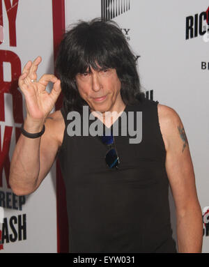 New York, New York, USA. 3rd Aug, 2015. MARKY RAMONE attends the New York premiere of 'Ricki And The Flash' held the AMC Lincoln Square Theater. Credit:  Nancy Kaszerman/ZUMA Wire/Alamy Live News Stock Photo