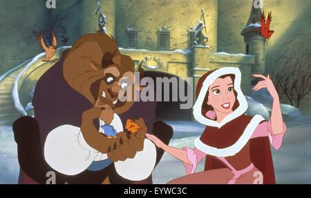 Beauty and the Beast ; Year: 1991 USA ; Animation ; Director: Gary Trousdale Kirk Wise Stock Photo