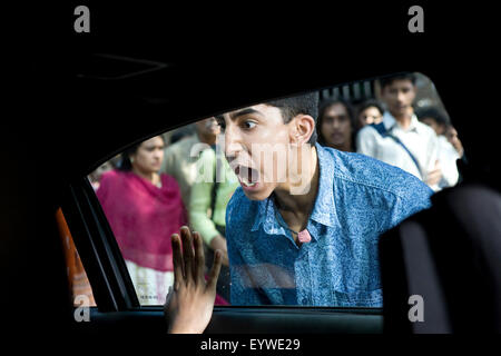 Slumdog Millionaire Year : 2008 UK / India Director : Danny Boyle Dev Patel  Oscar best motion picture 2009 Stock Photo